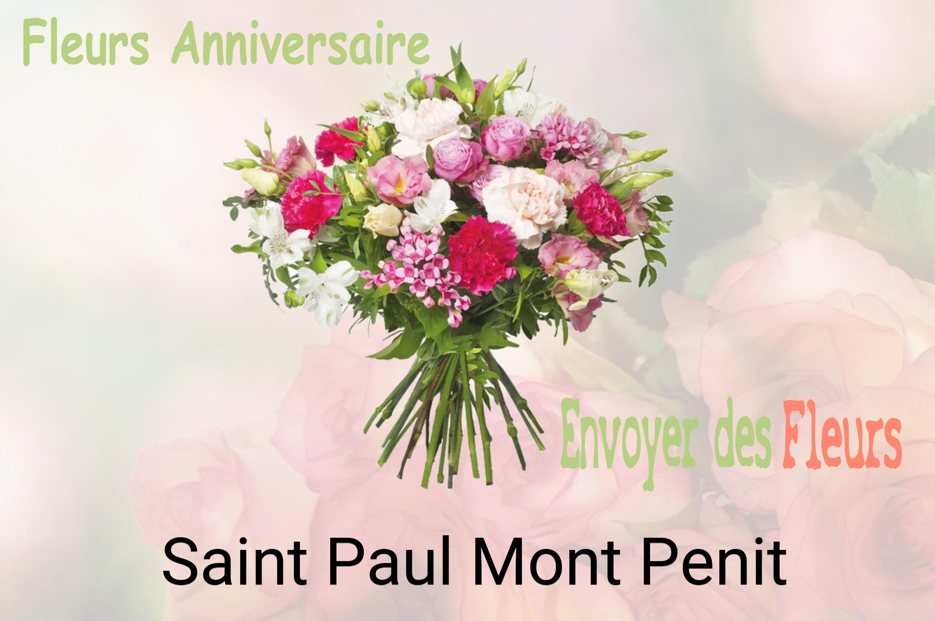 Bouquet de fleurs d’anniversaire livré à Saint-Paul-Mont-Penit